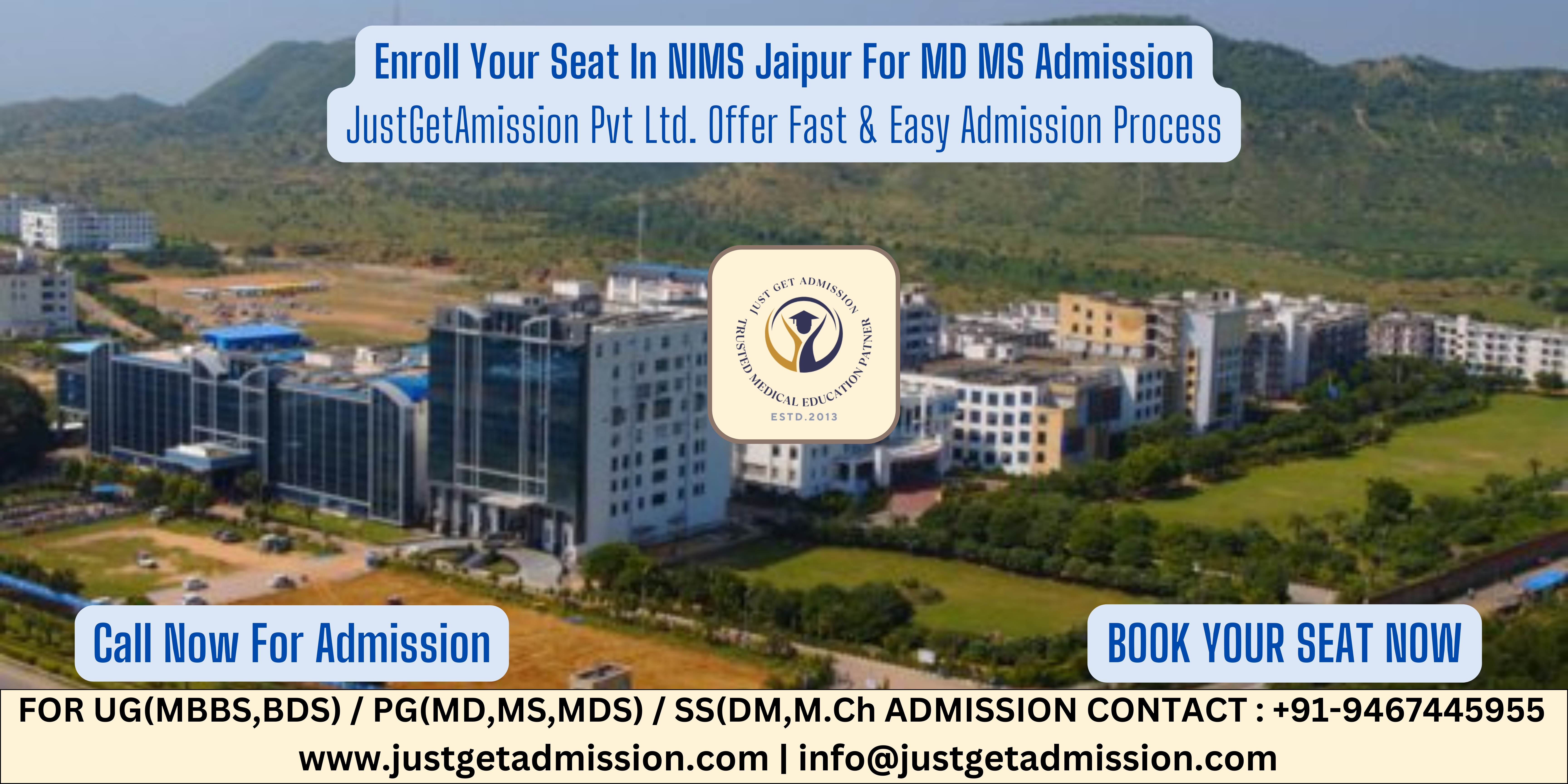 NIMS Jaipur NEET PG 2024-25 : Admission, Courses, Cut-off, fees, Bond, Stipend etc.